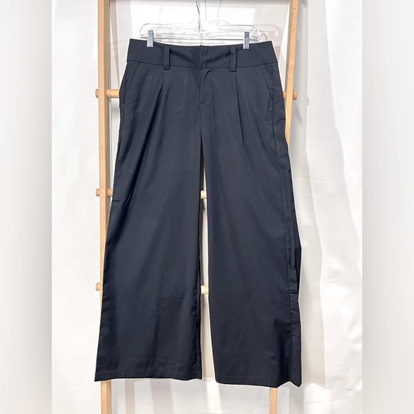 AMERICAN RAG Black wide leg trousers size 11.‎ - Picture 1 of 11